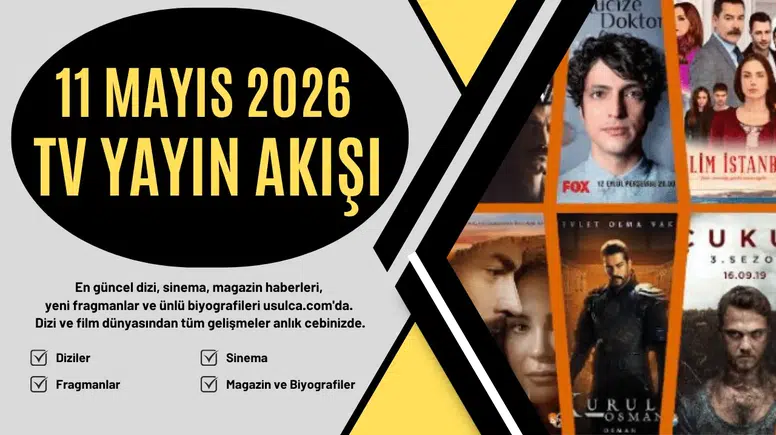 11 Mayıs Pazartesi TV Yayın Akışı | Bugün Kanallarda Hangi Diziler Var?